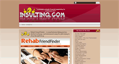Desktop Screenshot of insulting.com