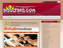 Tablet Screenshot of insulting.com